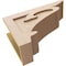 Ekena Millwork 7"W x 21"D x 14"H Classic Mayflower Rough Cedar Woodgrain TimberThane Corbel, Primed Tan CORUR07X21X14MAYRCPR - alternate 5